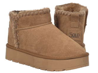 SOLO SOPRANI COUTURE SCW421P19/21 MISTIK SUEDE CAMEL