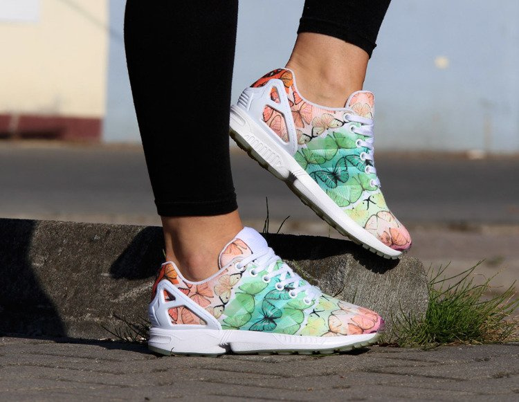 Adidas zx outlet flux womens rainbow