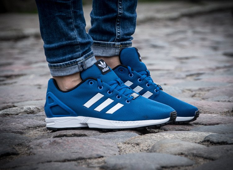 ADIDAS ZX FLUX K S74955 Niebieski Kicks Sport a trusted supplier of branded sports footwear