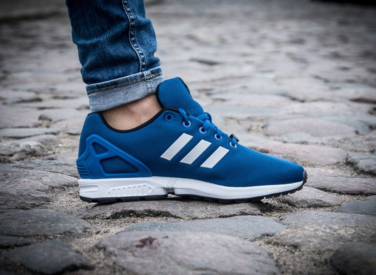 ADIDAS ZX FLUX K S74955 Niebieski Kicks Sport a trusted supplier of branded sports footwear