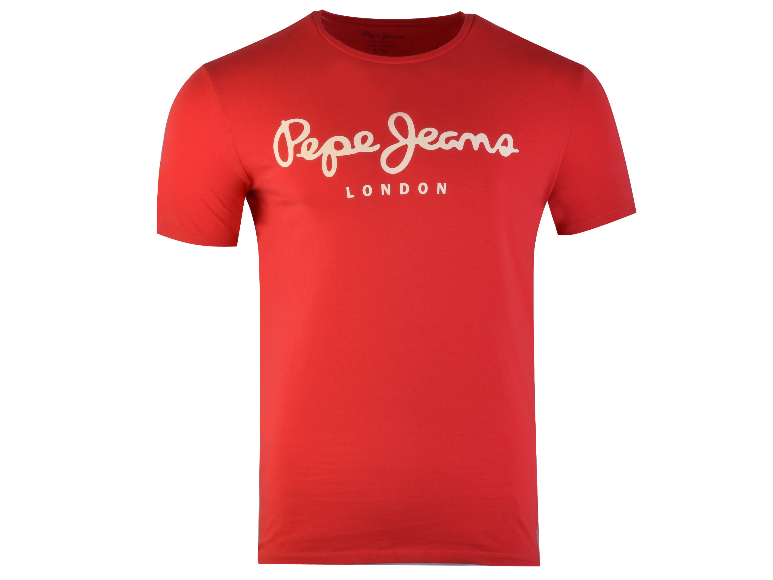 Pepe Jeans London - | - of \\ PM501594 - supplier Red sports Pepe Sport 254 Kicks footwear T-shirt Mens trusted a Jeans | - Czerwony branded