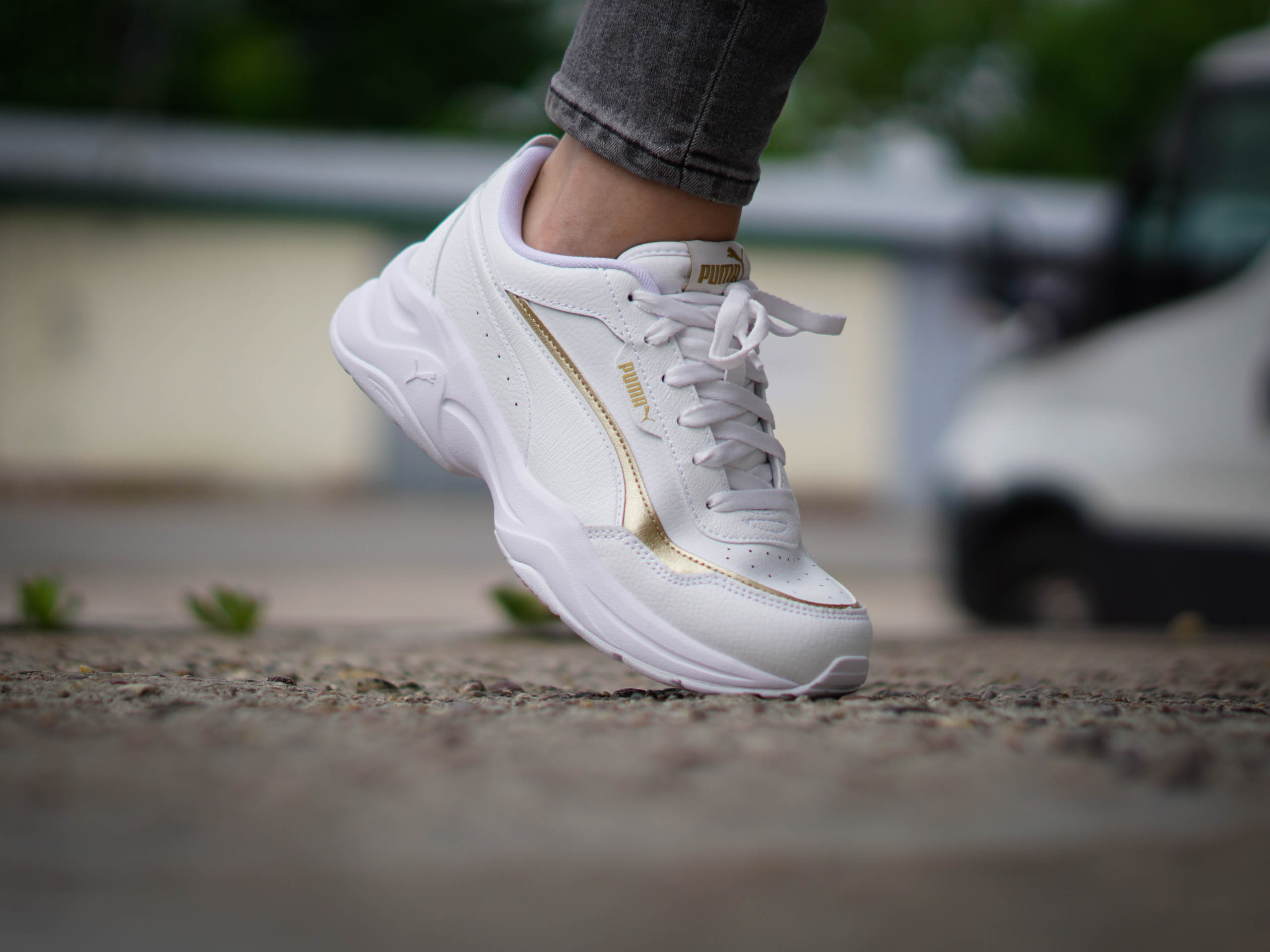 Puma - Cilia Mode Lux 375732-02 - Sneakers - White / Gold | Womens \\ Puma |  Kicks Sport - a trusted supplier of branded sports footwear