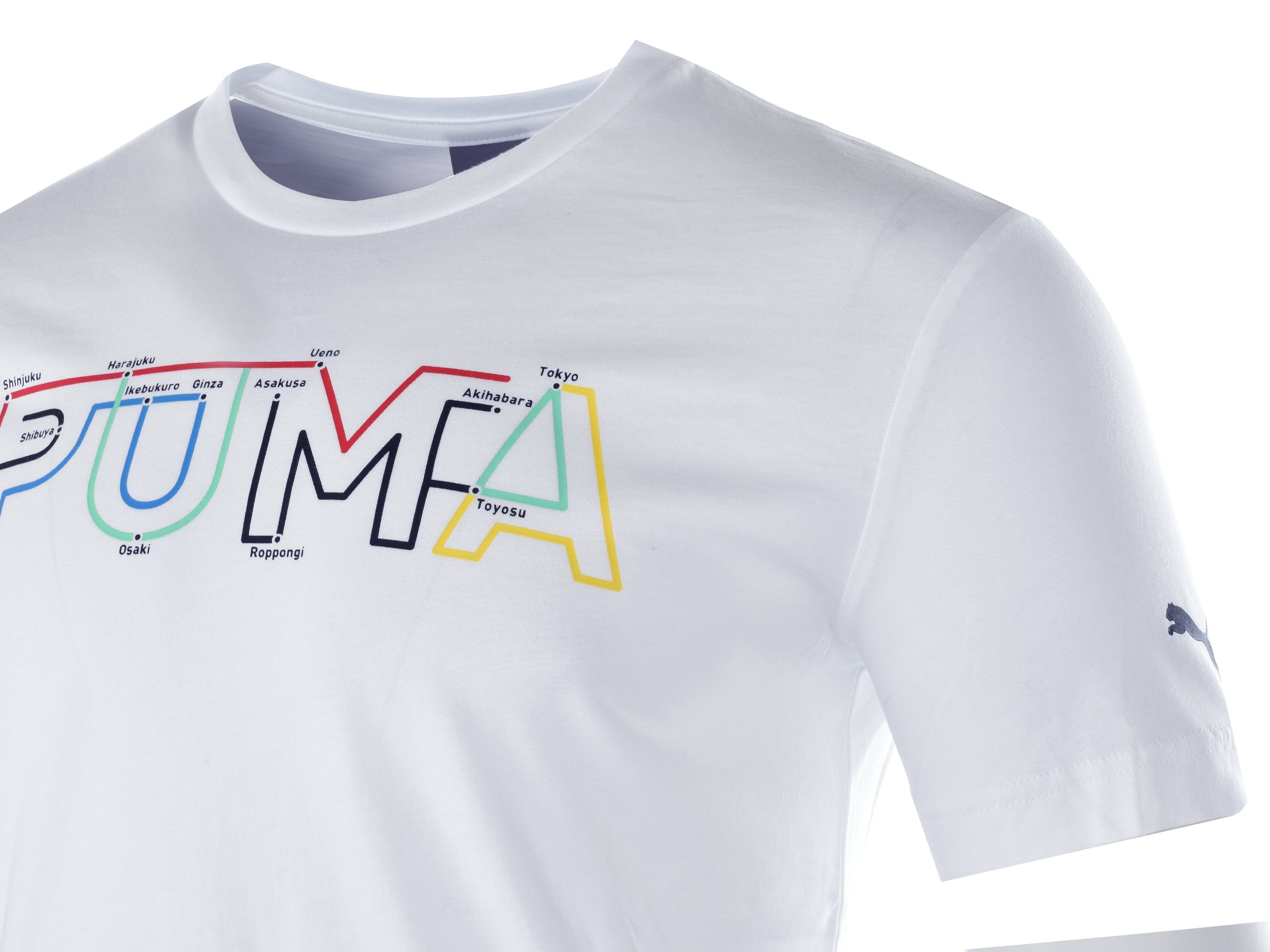 Puma - Graphic 584712-02 - - | White footwear | of Puma - Mens T-shirt trusted supplier a Kicks sports branded \\ Sport
