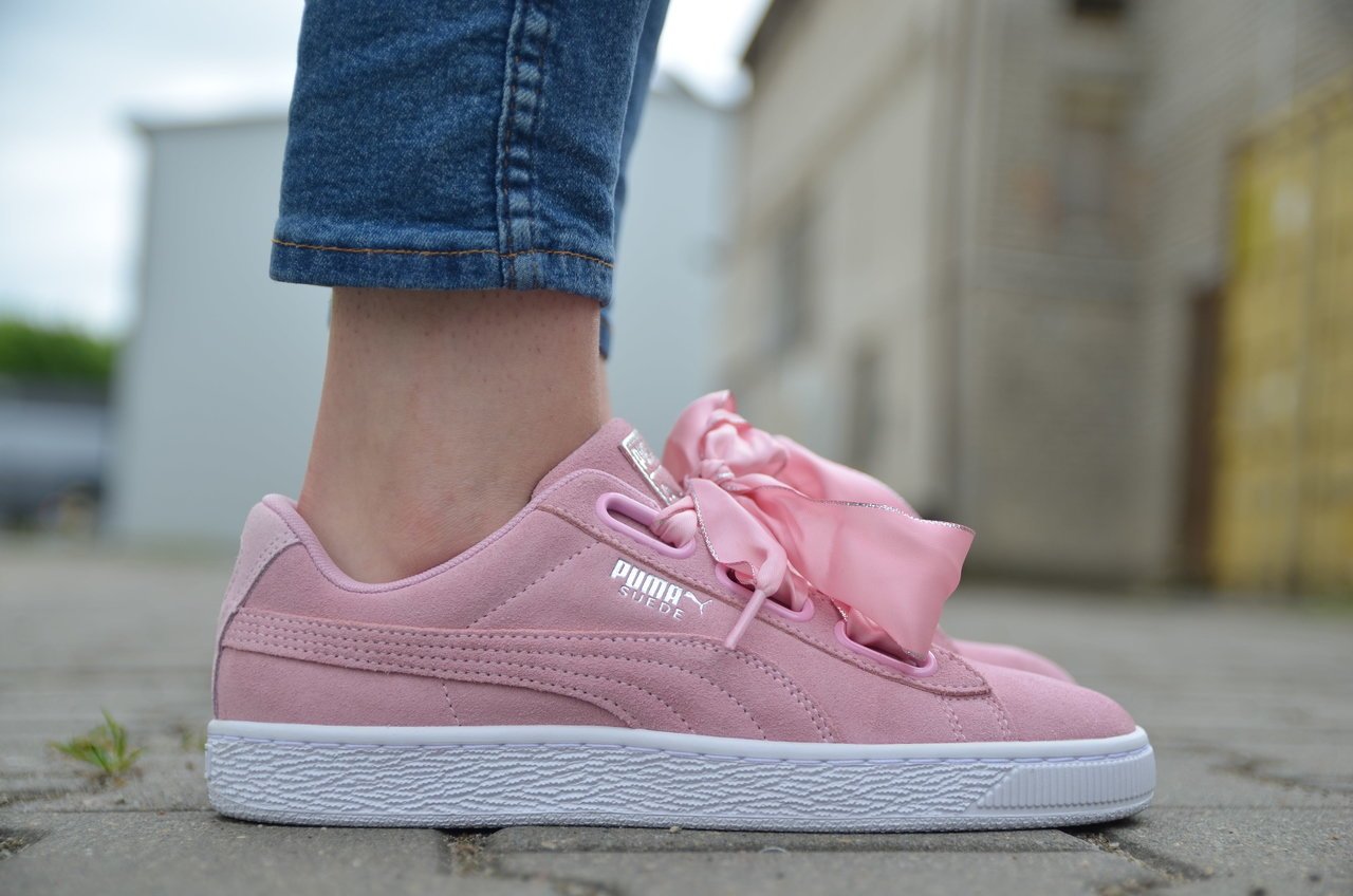 Puma - - \\ branded Sneakers Womens Pink Sport - Heart footwear | | Różowy sports trusted - Puma Suede Kicks a 369232-01 supplier Galaxy of