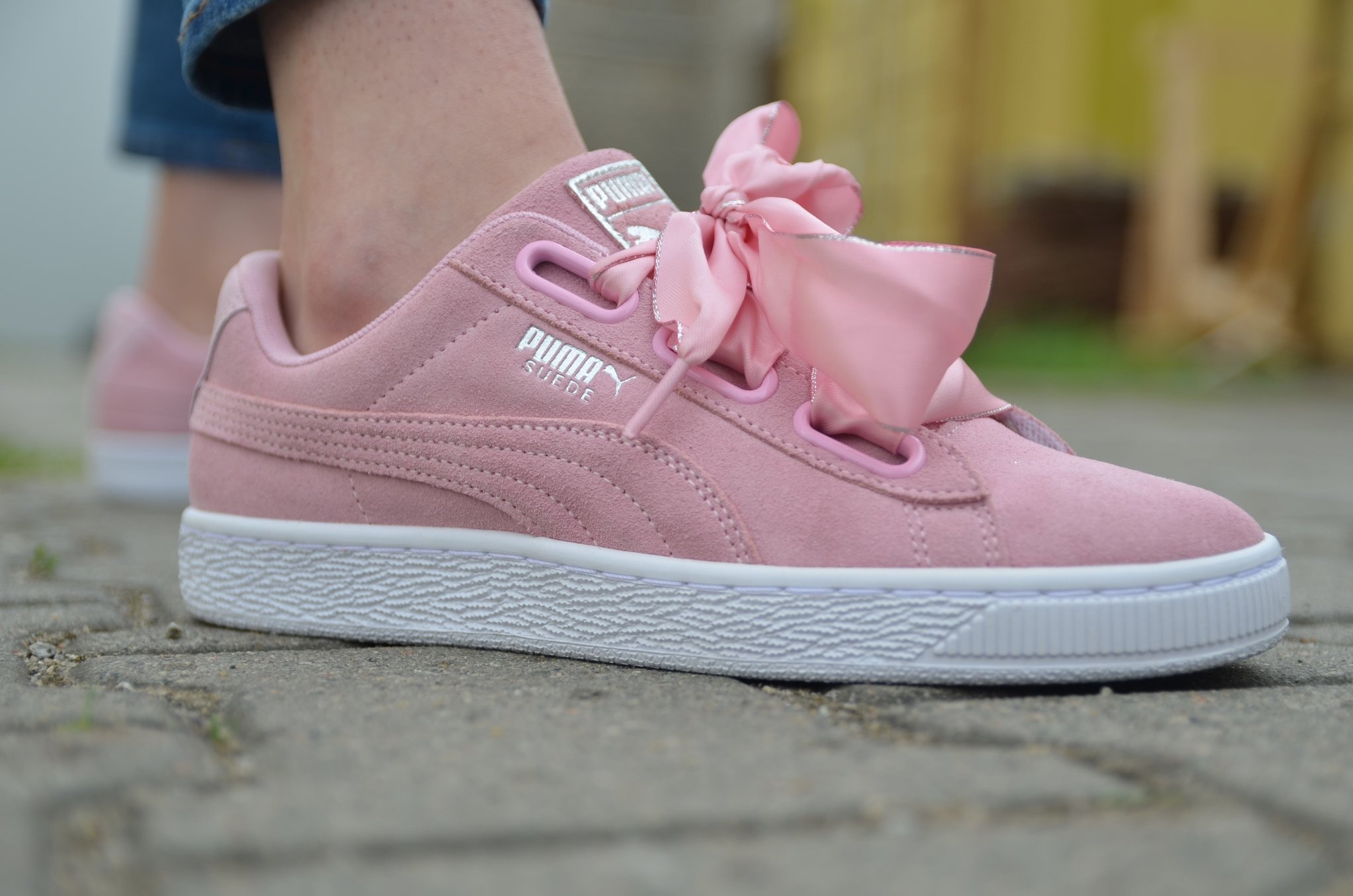 Womens Sneakers Galaxy - | branded footwear - - Różowy trusted - 369232-01 Puma Suede Pink of Kicks sports | Puma Sport \\ supplier Heart a