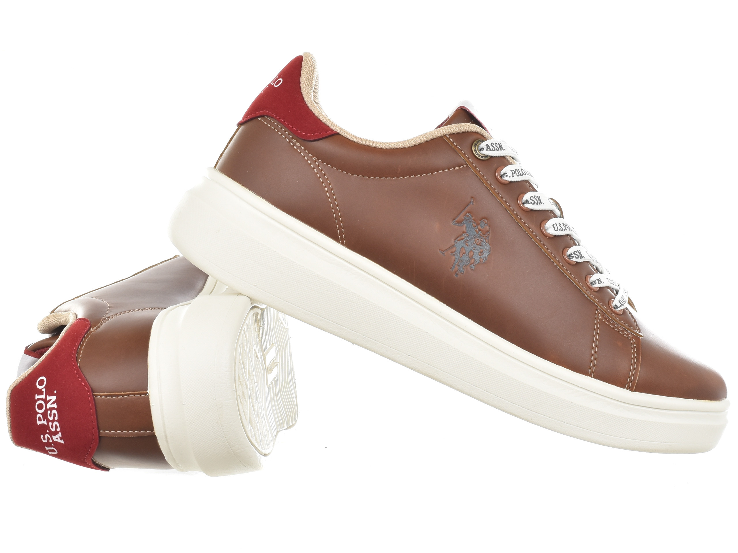 Us polo assn leather on sale shoes