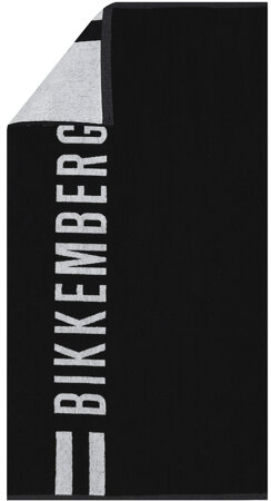 BIKKEMBERGS - beach towel - BKK3MTW01 BLACK