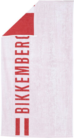 BIKKEMBERGS - beach towel - BKK3MTW01 WHITE