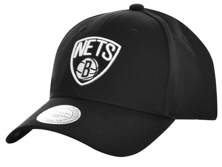 Mitchell & Ness - Brooklyn Nets MN-NBA-INTL154-BRONET-BLK - Baseball Cap - Black