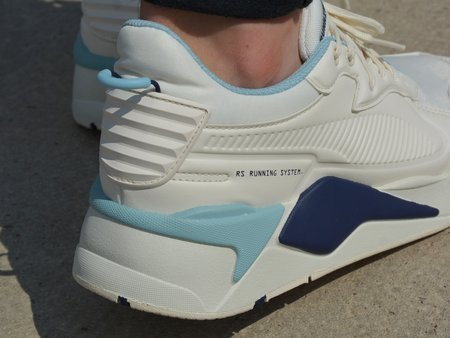 Puma - RS-X Cream 'White Peacoat' 374292-01 - Sneakers - Beige / Blue