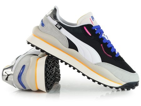 Puma - Style Rider Play On 371150-02 - Sneakers - Black / Grey / White / Blue