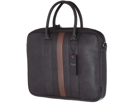 TED BAKER LONDON - LAPTOP BAG 256434 BRN-CHOC NEVVER