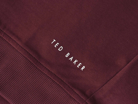 TED BAKER LONDON - MEN'S SWEATSHIRT 273492 MAROON ANTRAM