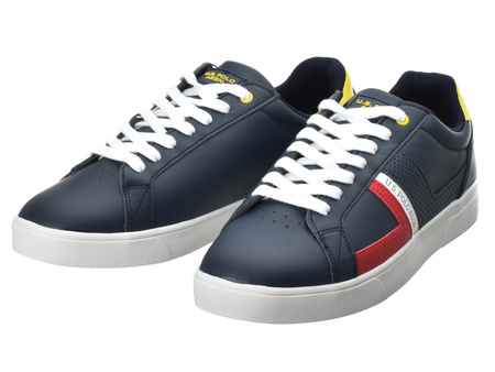 U.S POLO ASSN.- KRIS002-DBL-YEL02 - Navy / Red / Yellow - Sneakers