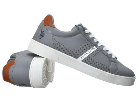 U.S POLO ASSN. - KRIS002-LGR001 - Grey / Brown / White - Sneakers
