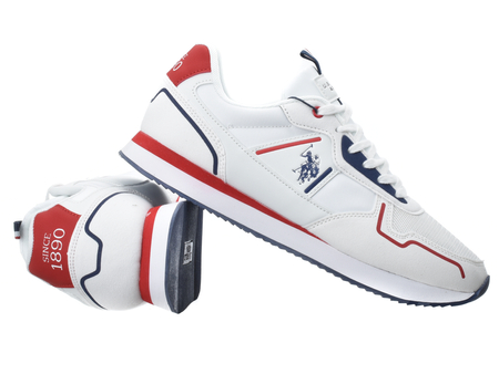 U.S POLO ASSN. - NOBIL004-WHI - White / Red / Navy - Sneakers 