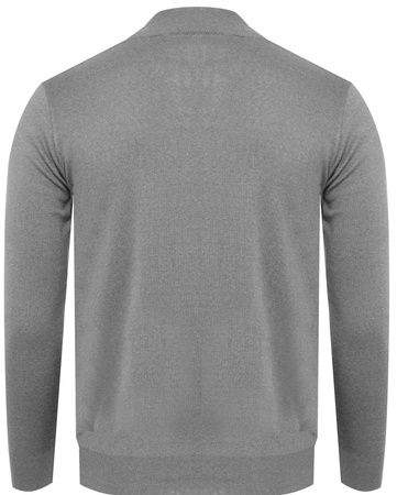 POLO LARA - SWETER MĘSKI ROZPINANY - SZARY K