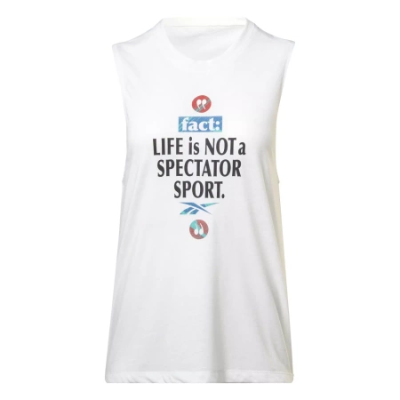 REEBOK -  TE GRAPHIC TANK - ATHLETE HT6189