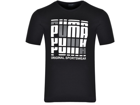 Puma - Tee 843749-01 - T-shirt - Black / White