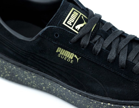 PUMA SUEDE PLATFORM SPECKLED " BLACK GOLD" (363707-03)