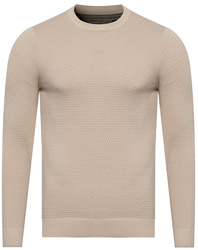JACK&JONES - JJEATLAS KNIT CREW NECK NOOS 12212816/BEIGE