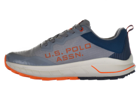 US POLO ASSN.  - SETH001-LGR-BLU02- Boots - Grey /  Blue / Orange