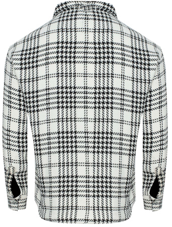 PLUS POSH - KREMOWO-CZARNY PEPITKA