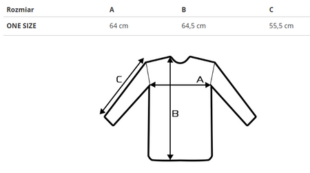 FASHION - BLUZA DAMSKA Z NADRUKIEM - ID8864 CZARNA