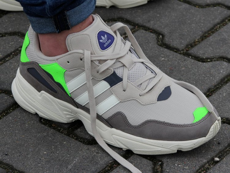 Adidas - Yung-96 F97182 - Sneakers - Grey / White / Lime