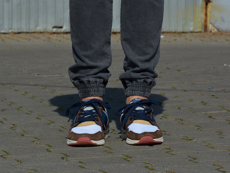 Pepe Jeans - Jayker Dual D-Limit PMS30515 884 - Sneakers - Navy / Brown / Red / White