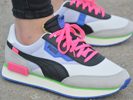 Puma - Future Rider Play On 371149-07 - Sneakers - Grey / Black / Blue / Pink