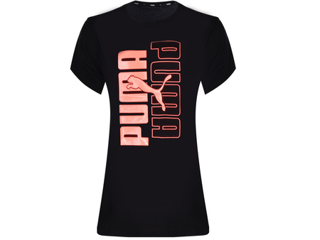 Puma - Rebel Fashion Tee 583558-51 - T-shirt - Black / Pink