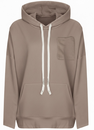 FASHION -  KOMPLET DRESOWY DAMSKI  - ID8871 JASNOBRĄZOWY