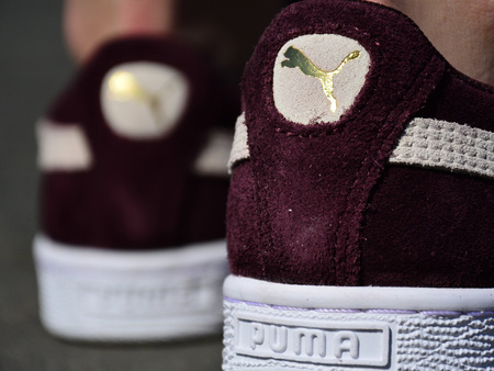 Puma - Suede Classic Wn's 355462-40 - Sneakers - Burgundy / Beige