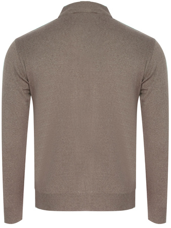 POLO LARA - SWETER MĘSKI ROZPINANY - JASNOBRĄZOWY K