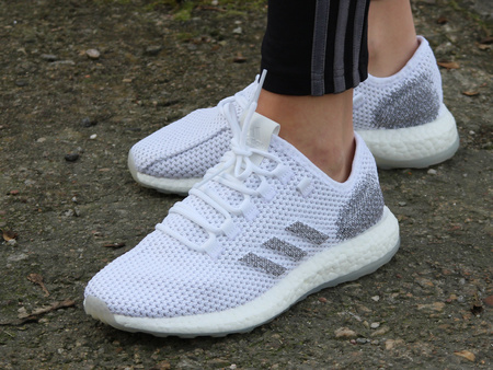 Adidas - Pureboost Clima CC G27832 - Sneakers - White / Grey