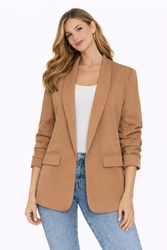 FASHION - MARYNARKA DAMSKA  - ID8895 CAMEL