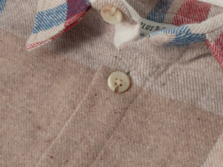 PLUS POSH - CZERWONO-NIEBIESKO-BEŻOWY KRATKA