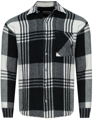 PLUS POSH - KREMOWO-CZARNY KRATKA