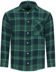 PLUS POSH - ZIELONO-GRANATOWY KRATKA