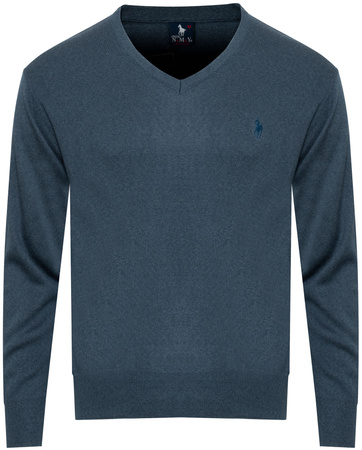 N&M&Y  -  V 3010 GRANATOWY MELANŻ ID8365