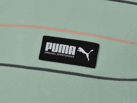 Puma - Fusion Striped 582684-32 - T-shirt - Blue