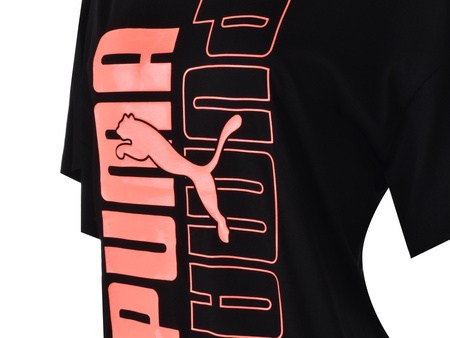 Puma - Rebel Fashion Tee 583558-51 - T-shirt - Black / Pink