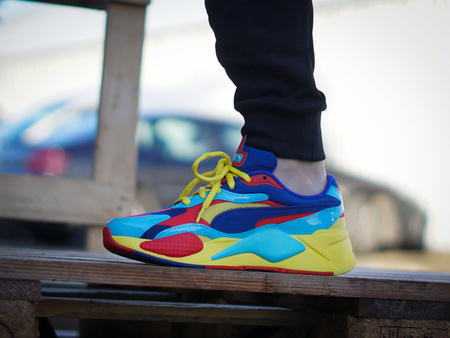 Puma - RS-X3 Plastic 371569-06 - Sneakers - Yellow / Blue / Red / Purple
