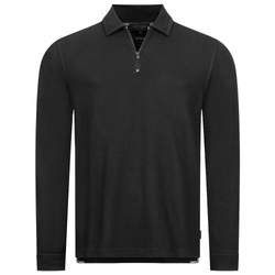 TED BAKER LONDON - MEN'S POLO LONGSLEEVE 269623 BLACK KARPOL