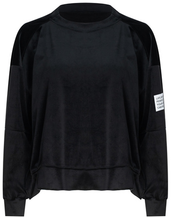 FASHION -  KOMPLET DRESOWY DAMSKI  - ID8875 CZARNY