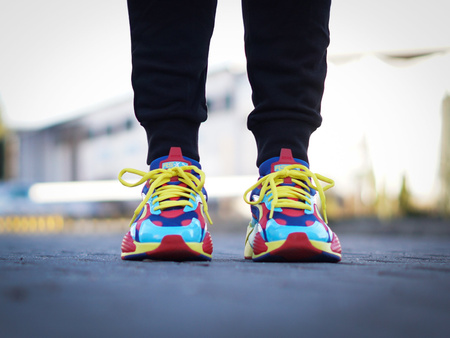 Puma - RS-X3 Plastic 371569-06 - Sneakers - Yellow / Blue / Red / Purple