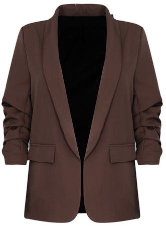 FASHION - MARYNARKA DAMSKA  - ID8897 BRĄZOWA