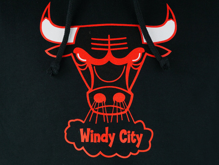Mitchell & Ness - Team Logo Hoody Chicago Bulls - Hoodie - Black