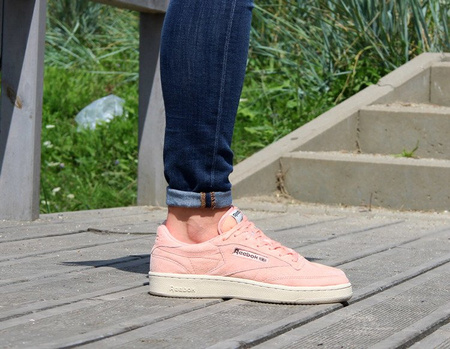 REEBOK CLUB C 85 PASTELS DESERT STONE/PAPERWHITE (V67594)
